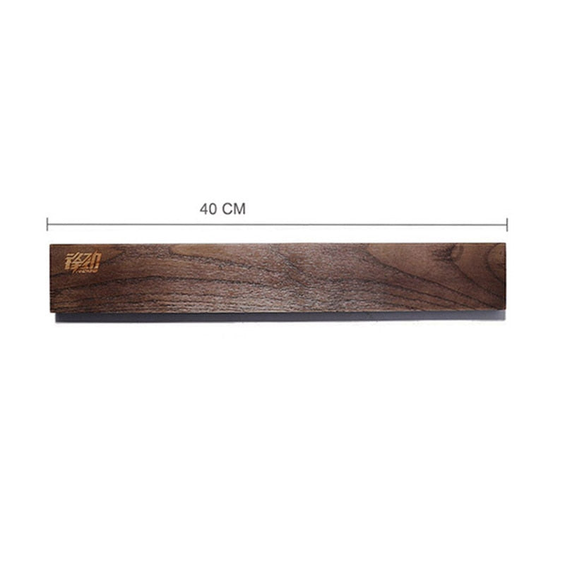 FINDKING Powerful Magnetic Knife Strip Handmade Acacia wood knives Holder Wall Mount Block
