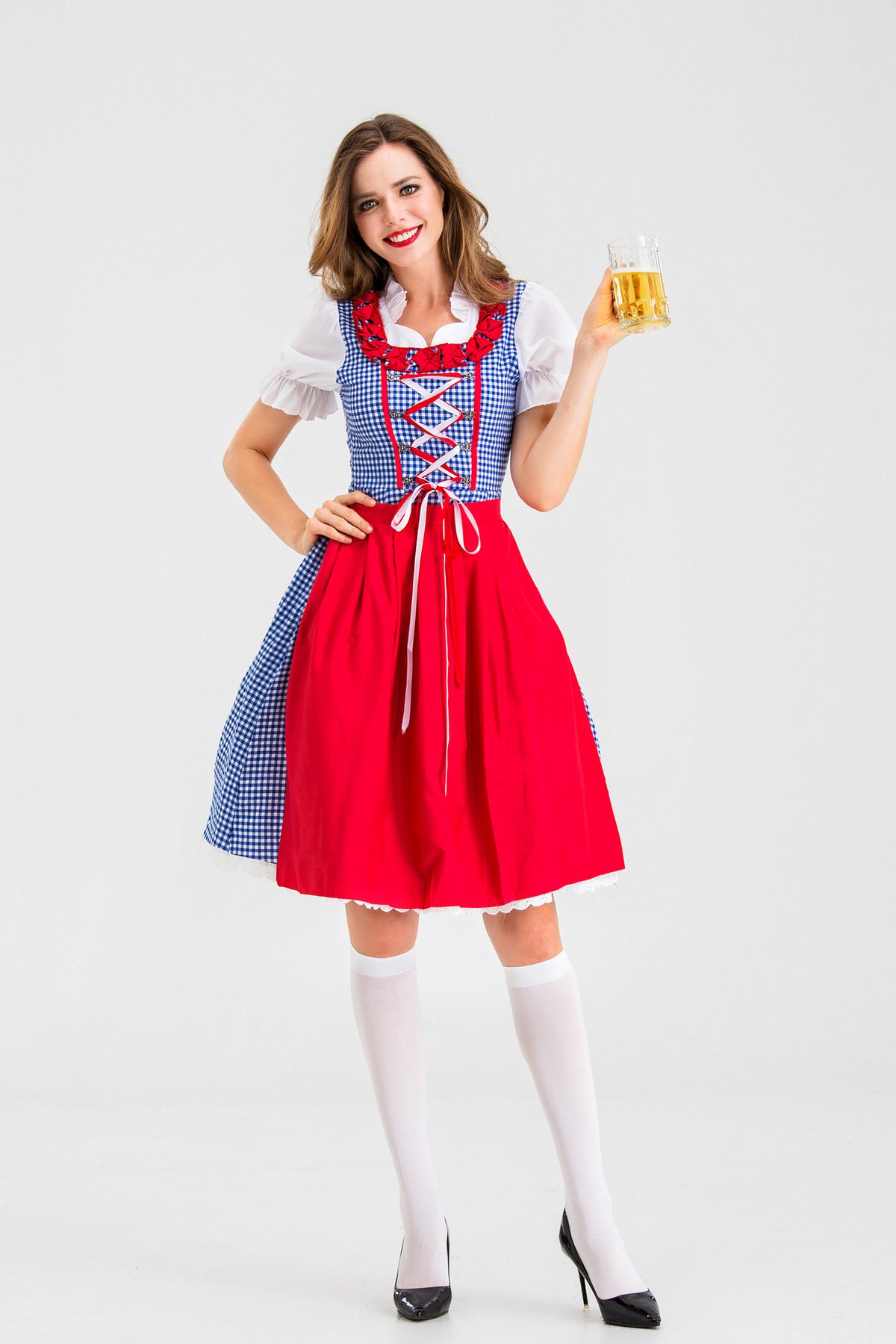 Halloween cosplay maid costume bar work costume