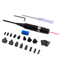 .177-.50 caliber rifle red/green tactical barrel sight kit button-switch laser