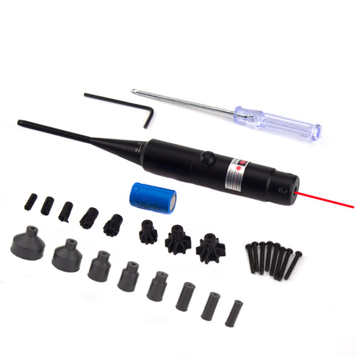 .177-.50 caliber rifle red/green tactical barrel sight kit button-switch laser