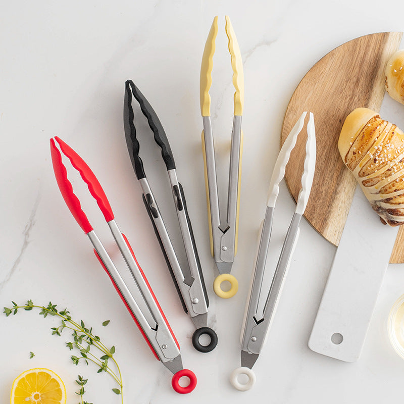 Silicone Food Tongs with Stand