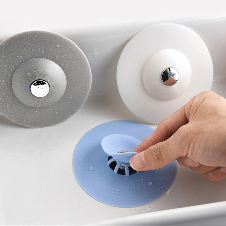 Silicone Tub Shower Stopper and Hair Catcher