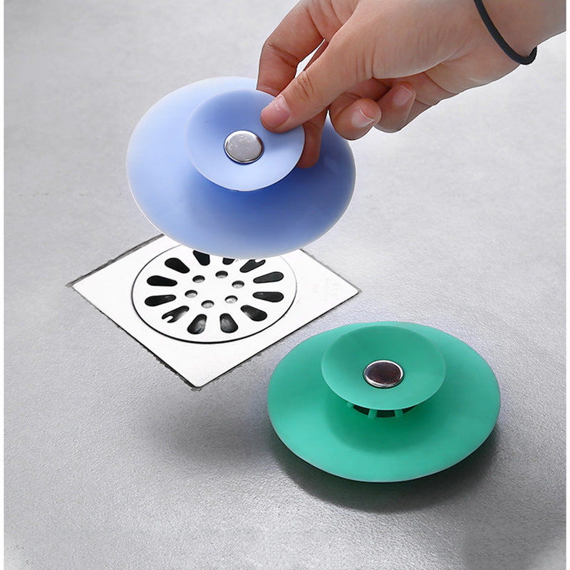 Silicone Tub Shower Stopper and Hair Catcher