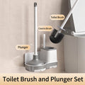 Toilet Brush and Plunger Set