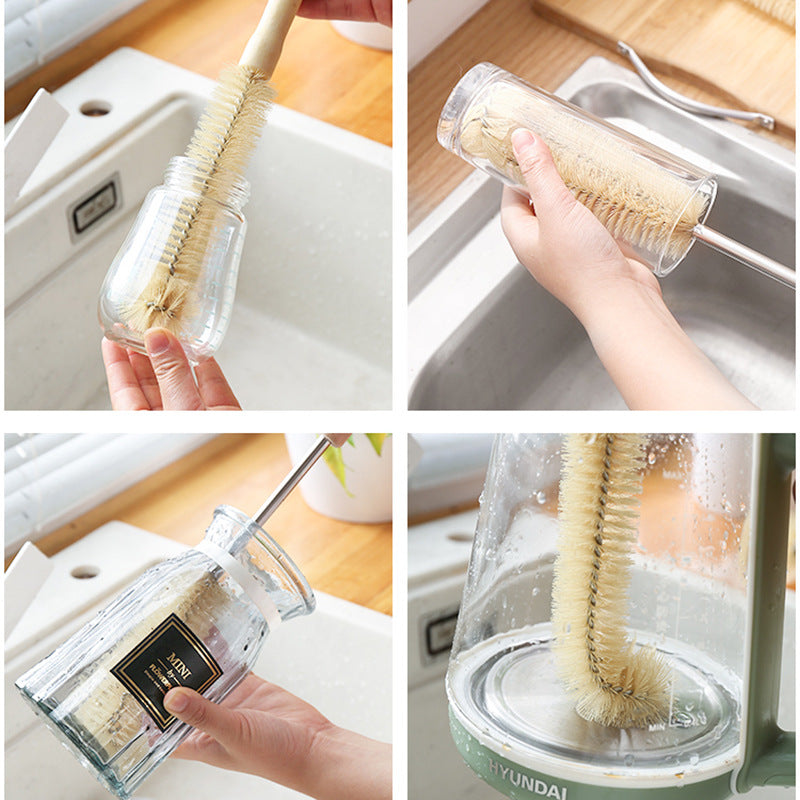 Wood Handle Bottle Cleaning Brush