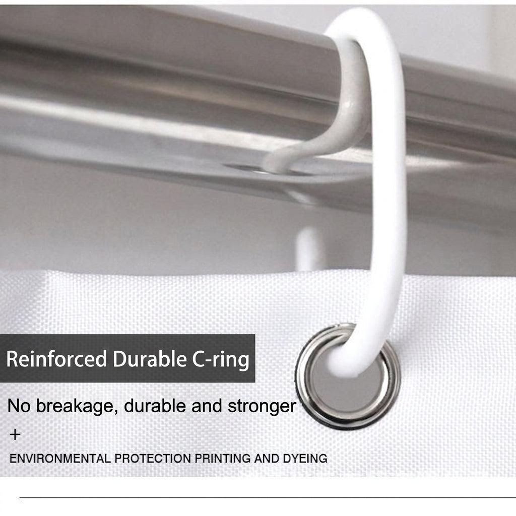 Waterproof Polyester Shower Curtain