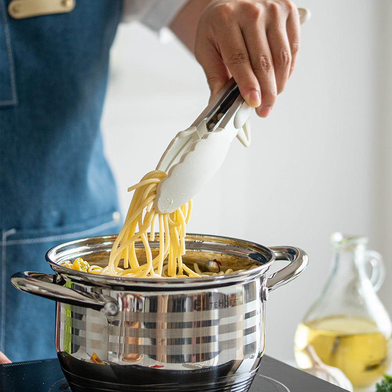Silicone Food Tongs with Stand