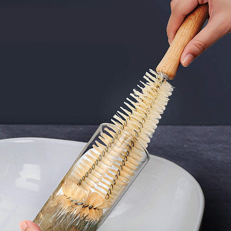 Wood Handle Bottle Cleaning Brush