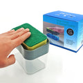 Refillable Dish Soap Dispenser with Sponge Holder