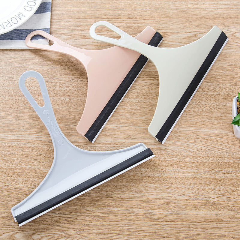 Shower Squeegee with Adhesive Wall Holder