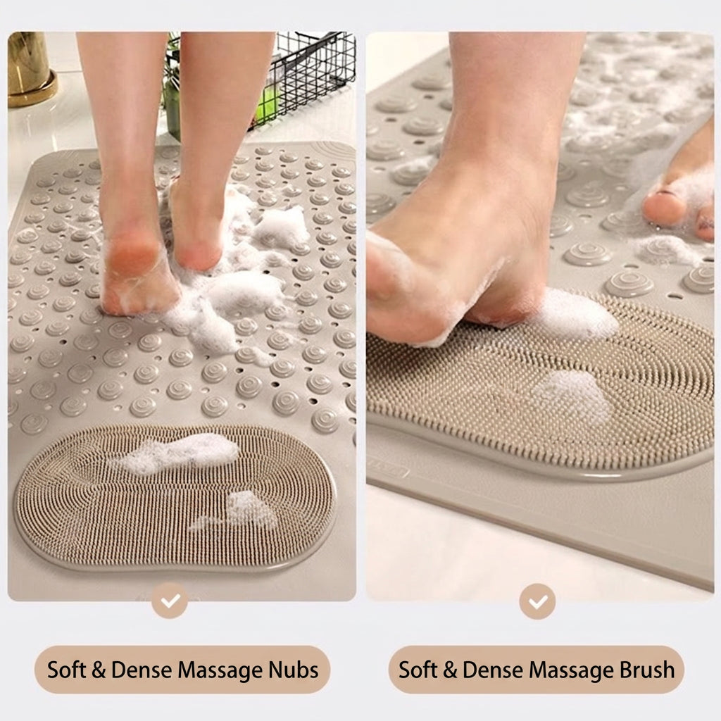 Non-Slip Bath Mat with Suction Cups