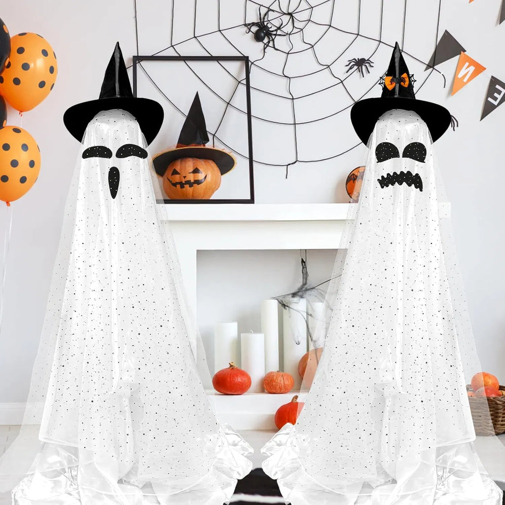 2 Packs Halloween Decorations Outdoor Indoor with Halloween Remote Control