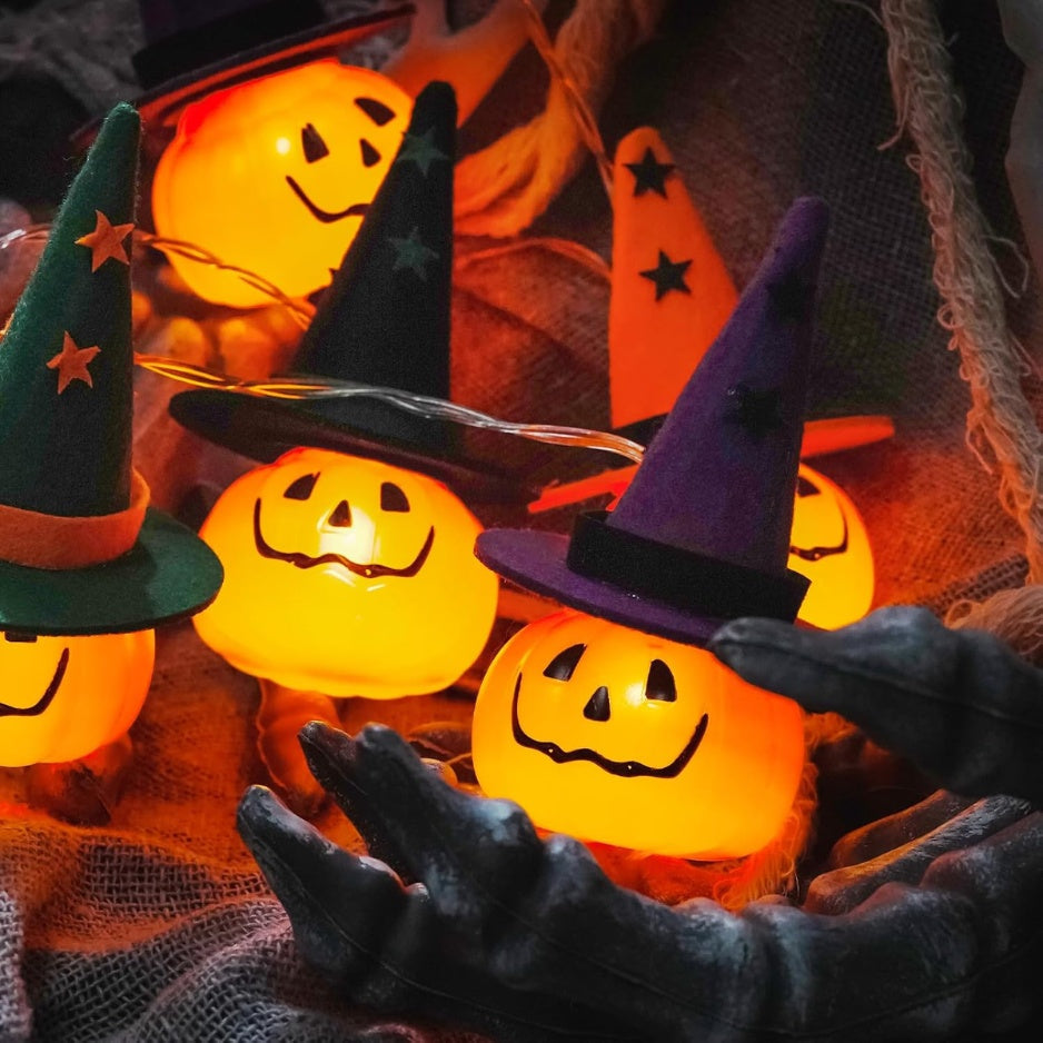 Halloween String Lights, 4.9FT 10 LED Halloween Fairy Light Decor