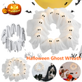 Halloween Decorations Ghost Wreath Cute Ghost Halloween Door Sign For Door